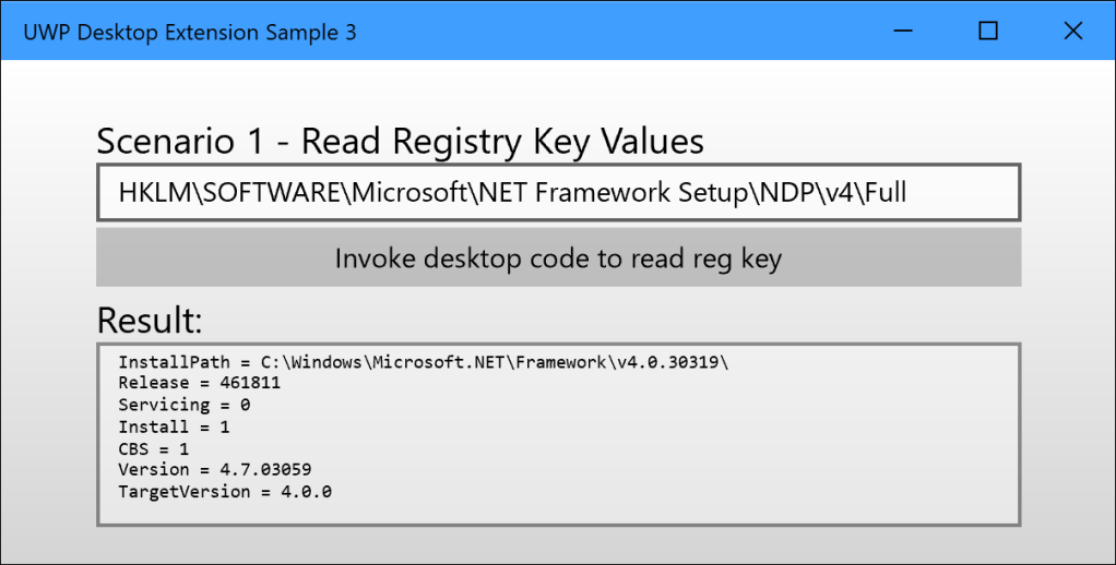 UWP with Desktop Extension – Part 3 – Insights into the Universal ...